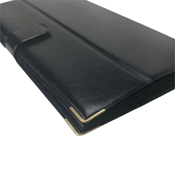 DAC Business Card Holder Organizer, 210 Plastic  Card Slots, Faux Leather, Black - Picture 5 of 9